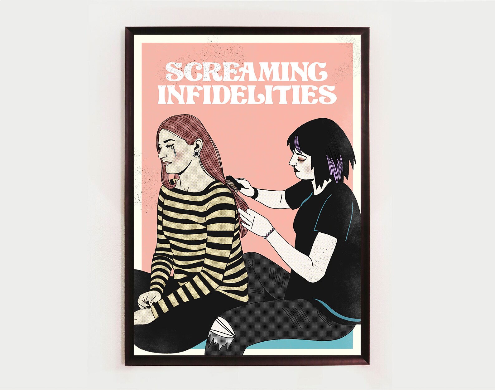 Screaming Infidelities Comic Book Poster Dashboard Confessional