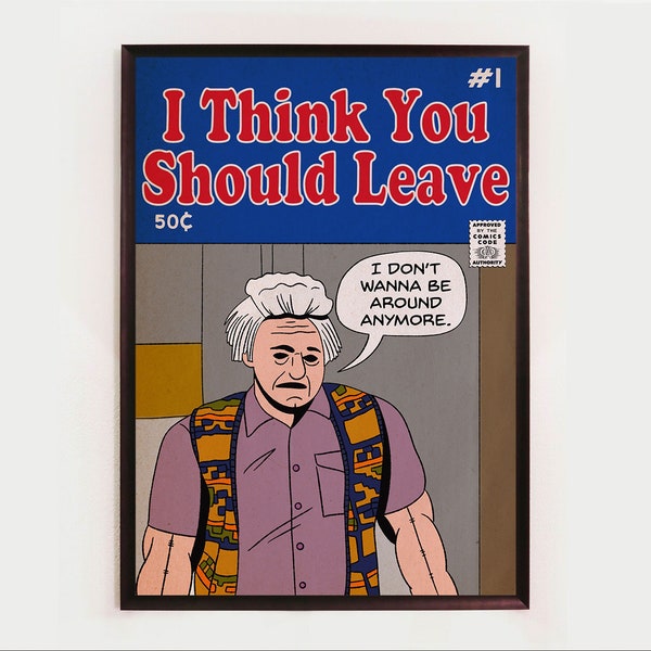 Karl Havok Comic Book Poster I Think You Should Leave Inspired