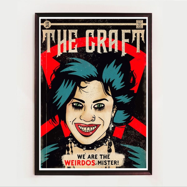 The Craft Nancy Movie Comic Book Poster Horror Film Inspired