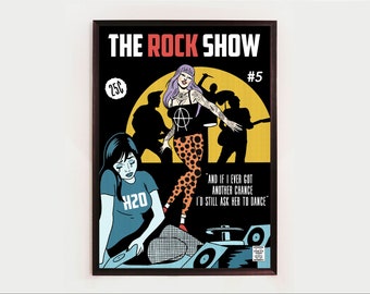 Rock Show | Comic Book Poster Blink 182 Inspired