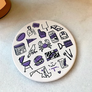 Baltimore Ravens Ceramic Coasters (Set of 4)