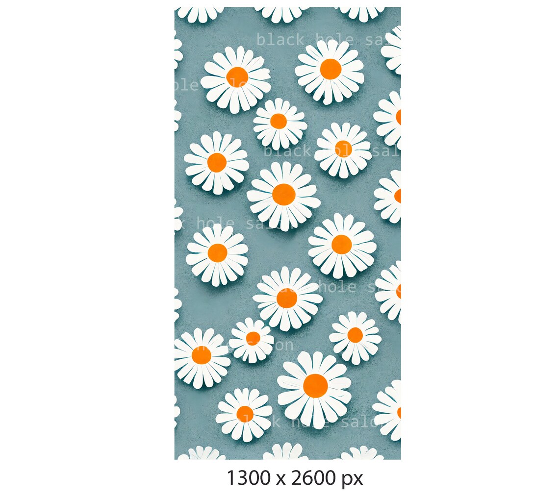 Daisy Phone Wallpaper Daisy Wallpaper Iphone Background Etsy