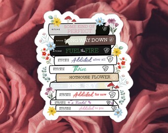 Calloway Sisters / Addicted Series Book Stack Sticker