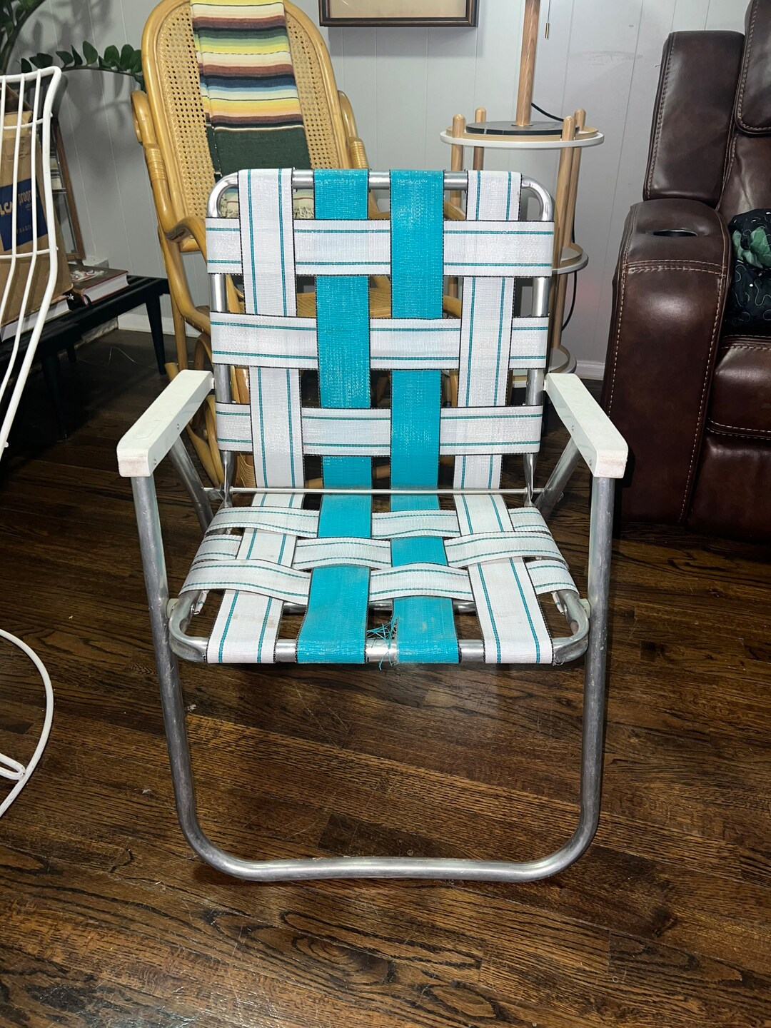 1970's Sunbeam Outdoor Folding bed Lawn Chair Etsy