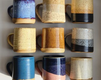 Simple modern handmade ceramic mug!