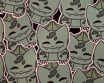 Bulbasaur Vinyl Sticker Gen 1 Kanto Starter