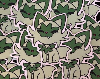 Sprigatito Vinyl Sticker Gen 9 Paldea Starter