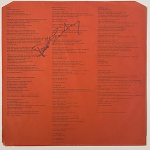 Paul McCartney Autograph Original Beatles On LP Inner Sleeve Inc COA