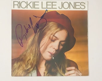 Autógrafo de Rickie Lee Jones en la portada del LP (incluido el certificado de autenticidad)
