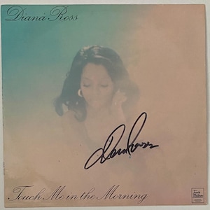 Diana Ross Autograph On Original Motown LP Cover