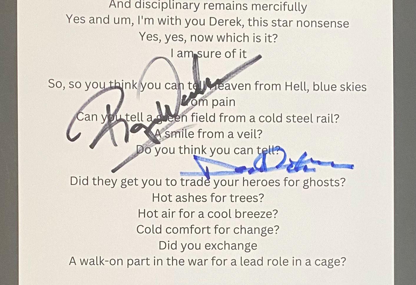 Pink floyd autograph - Etsy 日本
