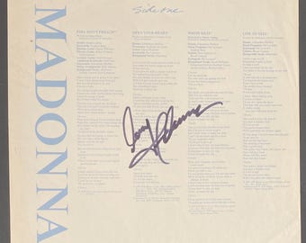 Madonna Signed Autographed 8x12 Inch Photo + COA - Etsy