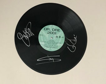 Dr Dre 2001 Autographed Limited Edition Lime Green Vinyl