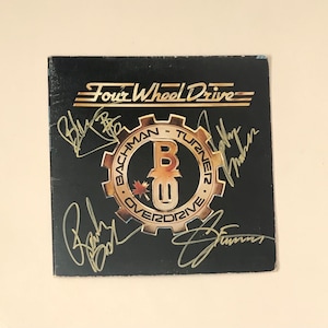 Bachman Turner Overdrive Autographed LP Cover Inc COA