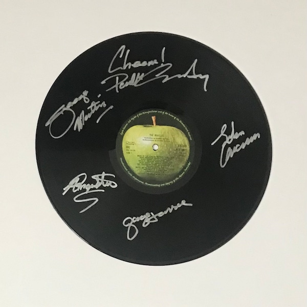 The Beatles Autographed LP Vinyl Record