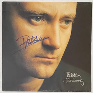 Phil Collins Autograph On Original LP Cover With COA