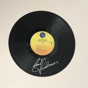 Madonna Autographed LP Vinyl Display Record