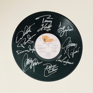 Chicago Autographed LP Vinyl Display Record