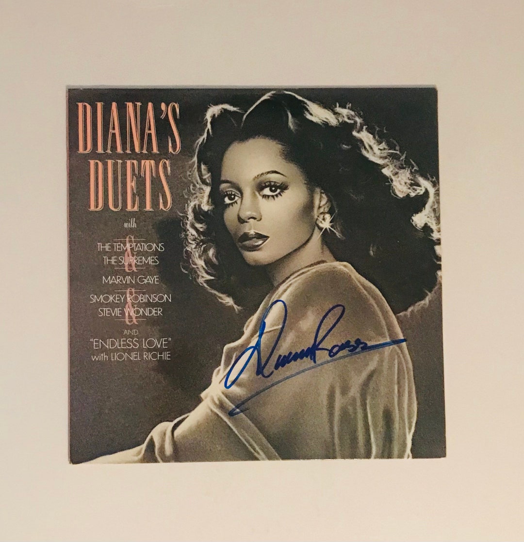 DIANA ROSS Signed Showtime Photo COA hologram