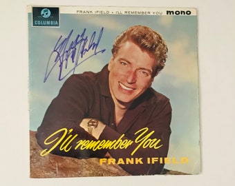 Frank Ifield Signed LP Cover