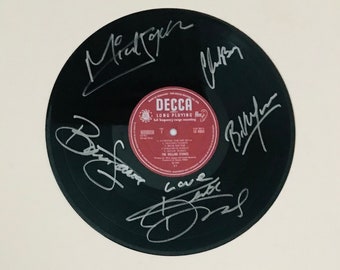 The Rolling Stones  Autographed LP Vinyl Display Record