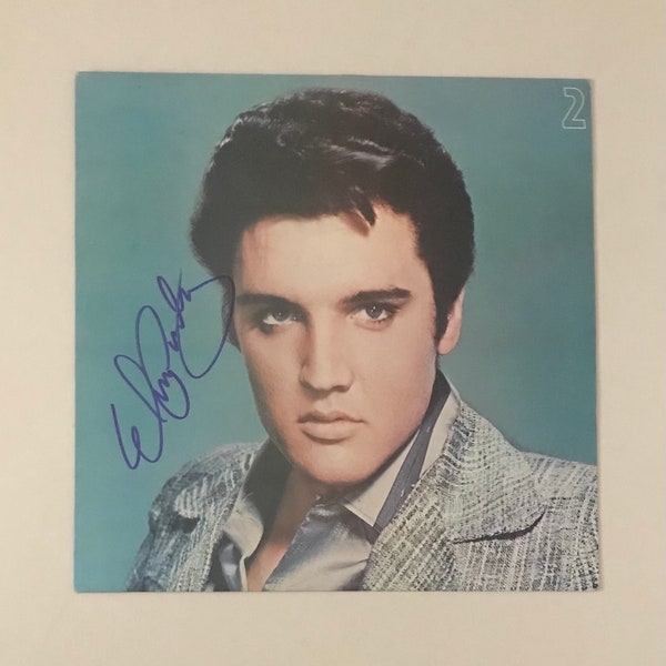 Elvis Presley Signed LP Cover