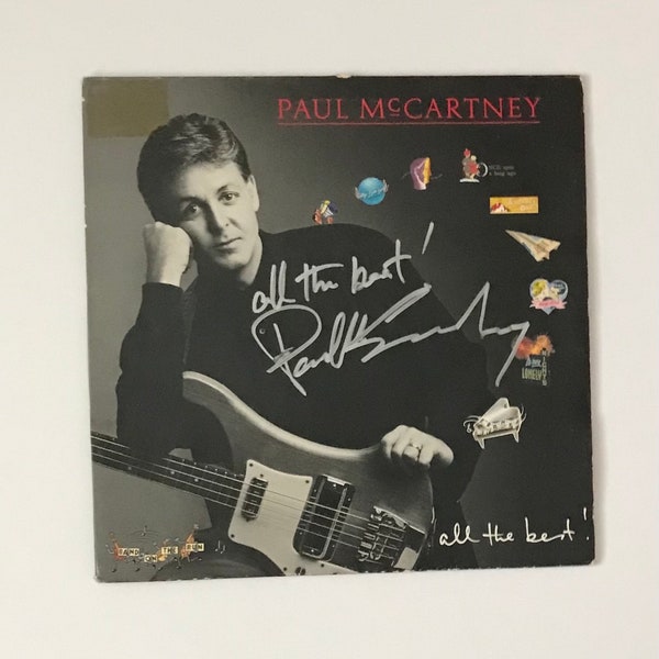 Paul McCartney Signed LP Sleeve