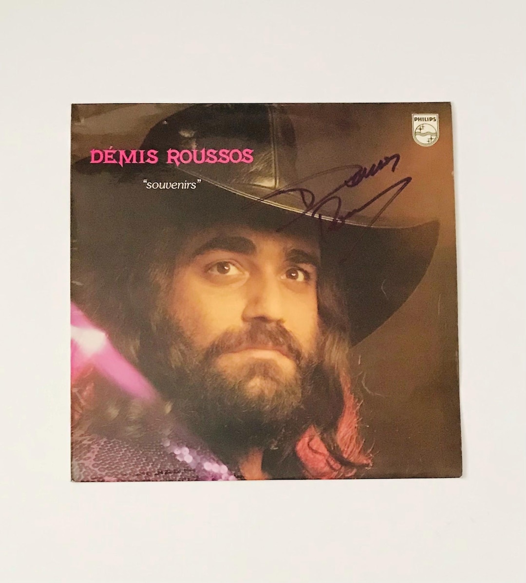 Demis Roussos Autograph on LP Cover Inc COA - Etsy
