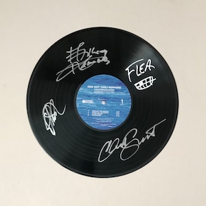 Red Hot Chili Peppers Autographed LP Vinyl Display Record