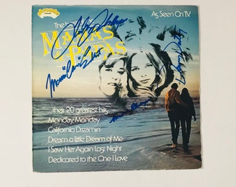 The Mamas And The Papas Signed LP Cover