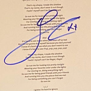 Sabrina carpenter autograph - Etsy 日本