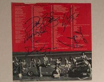 Bon Jovi Signed LP Inner Sleeve