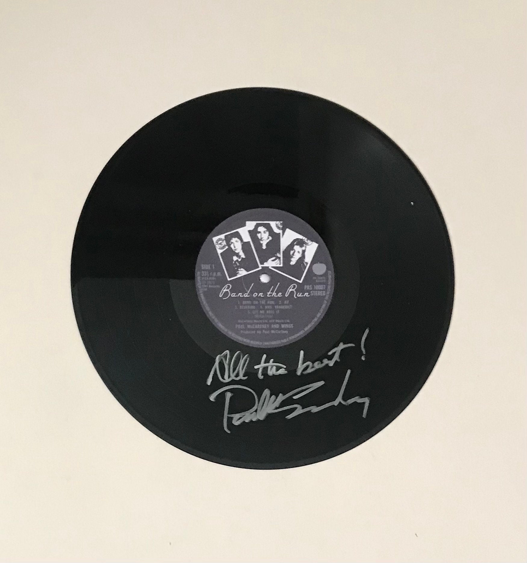 paul mccartney 直筆サイン (RARE!!送料込み!!)