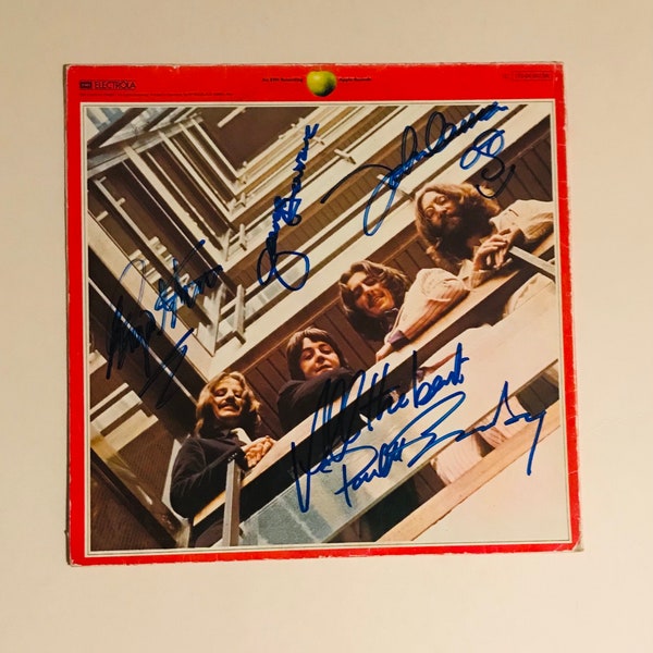 The Beatles Signed LP Cover