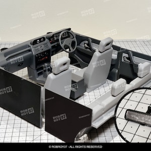 1/10 Mitsubishi Pajero/Montero Hardbody Interior (3D STL Files)