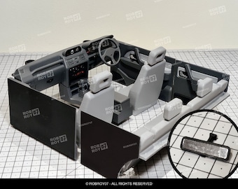 1/10 Mitsubishi Pajero/Montero Hardbody Interior (3D STL Files)