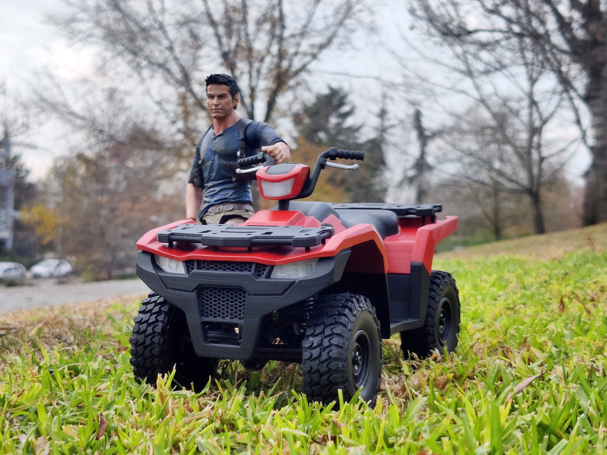 SCX24 to 1/10 ATV Conversion Kit for Action Figures 3d Stl Etsy