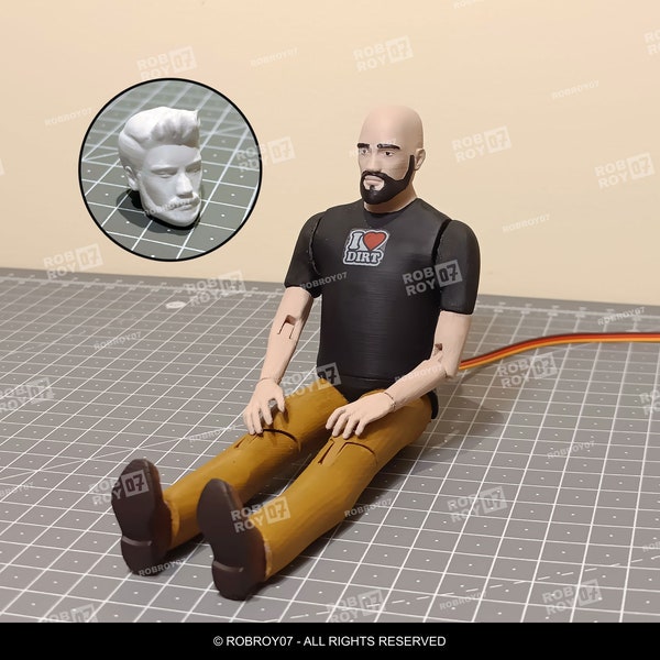 1/10 Turning Head RC Driver With Movable Arms