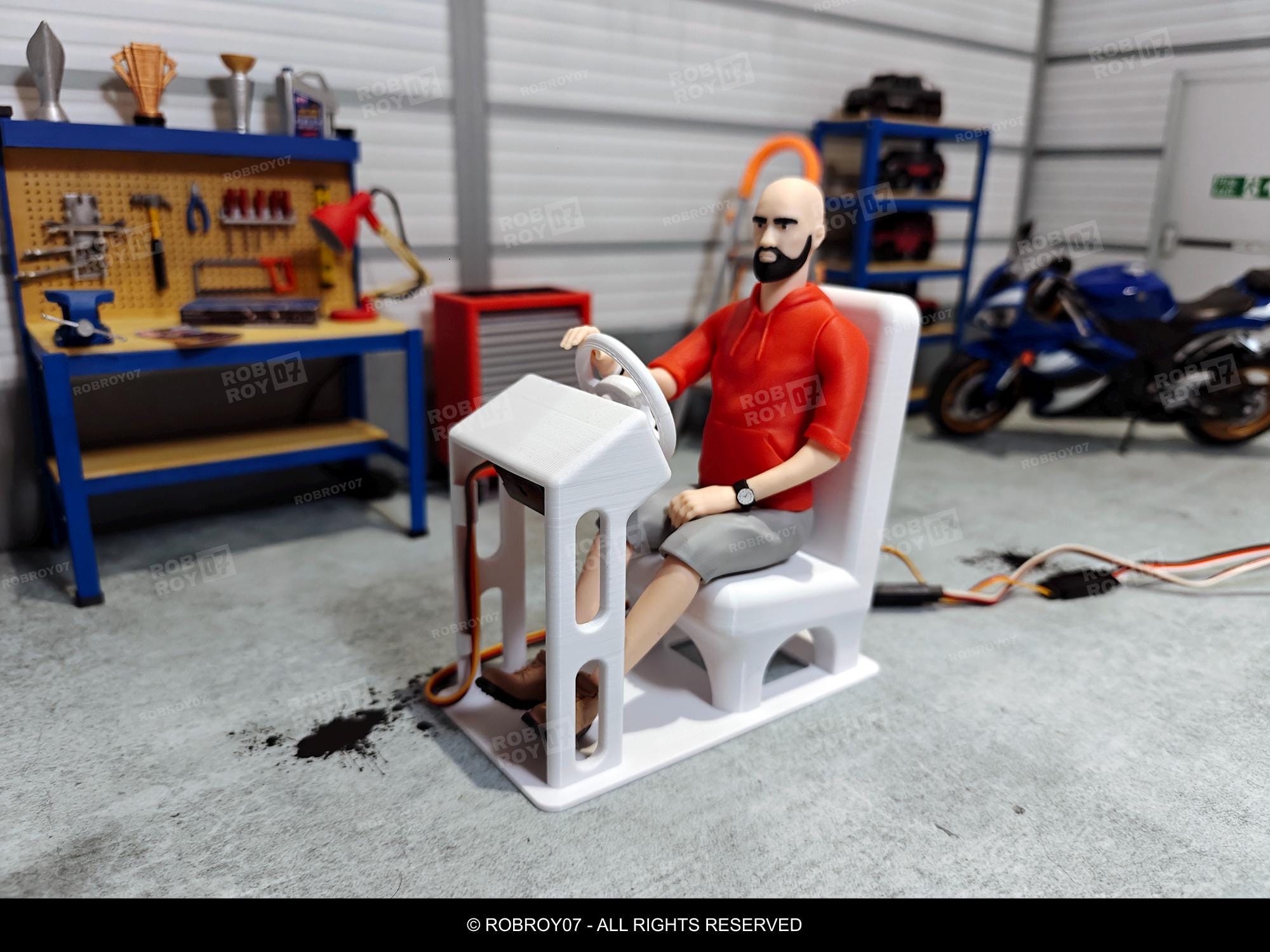 1/10 Realistic RC Driver - Etsy