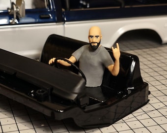 1/18 RC Rock On Driver for FMS FCX18-II Ford F-100 (3d Print stl Files)