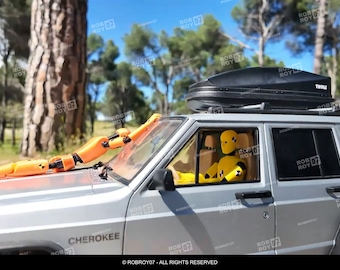 Muñeco de trapo para pruebas de choque a escala 1/10