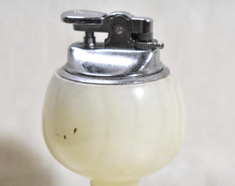 Vintage Collectible Beuatiful Design Marble Base Tobacco Tobacciano Cigarette Lighter-Home Decor,Gift Lighter(Not Working)