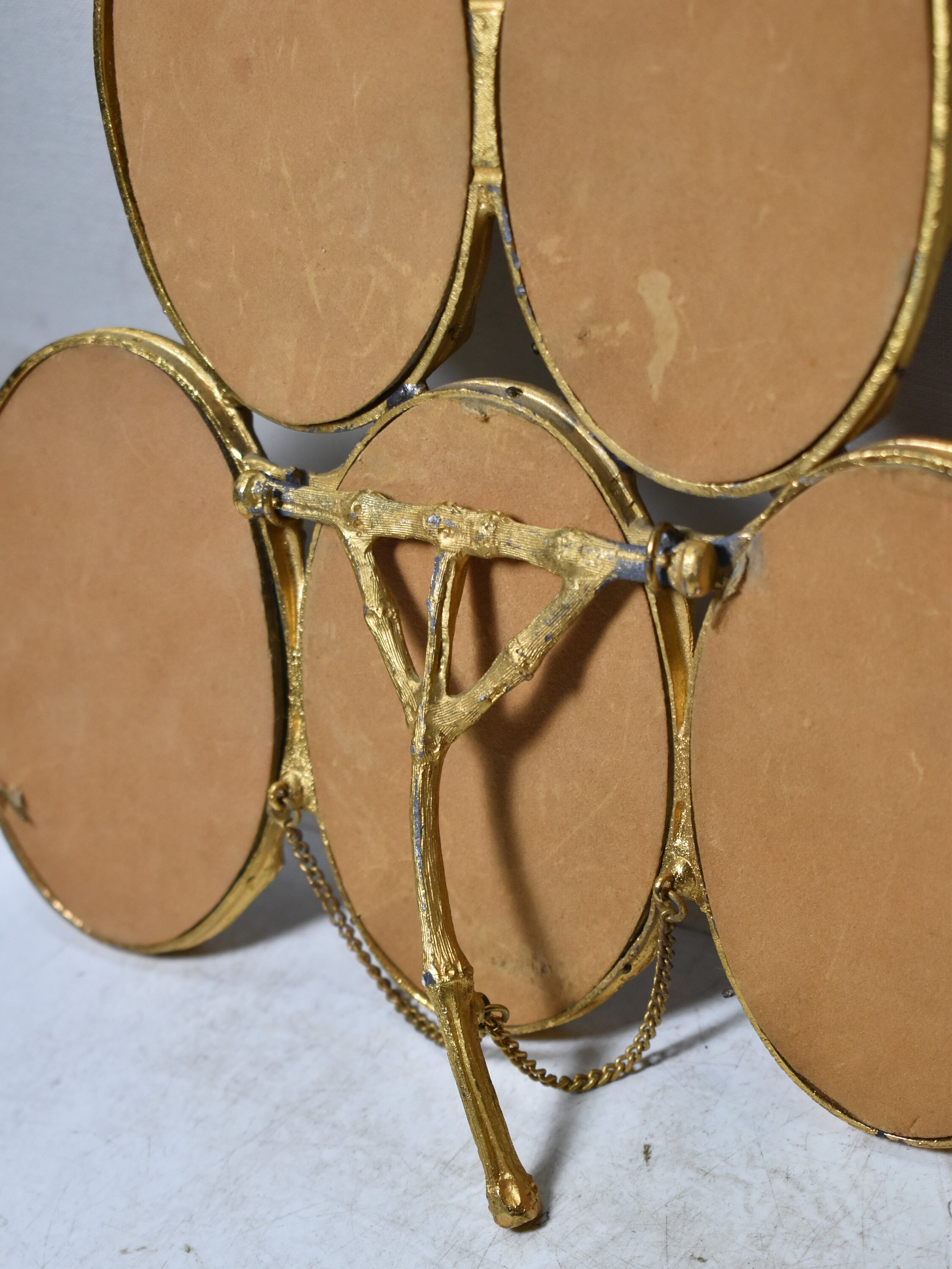 ヴィンテージ ゴールド 金属フォトフレーム ヴィンテージゴールドアクセントフォトフレーム - マルチフォト