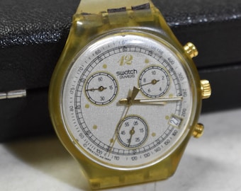極美品 スウォッチ クロノグラフ JELLY STAG SCK104 1993年 Jelly Stag SCK104 – swatchandbeyond.com