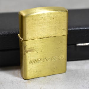 Vintage Collectible Tobacco Tobacciano Cigarette Lighter-Tobacco Greek Lighter-Advertising Bronze Lighter Pro-Po Goal-Collectible Gift