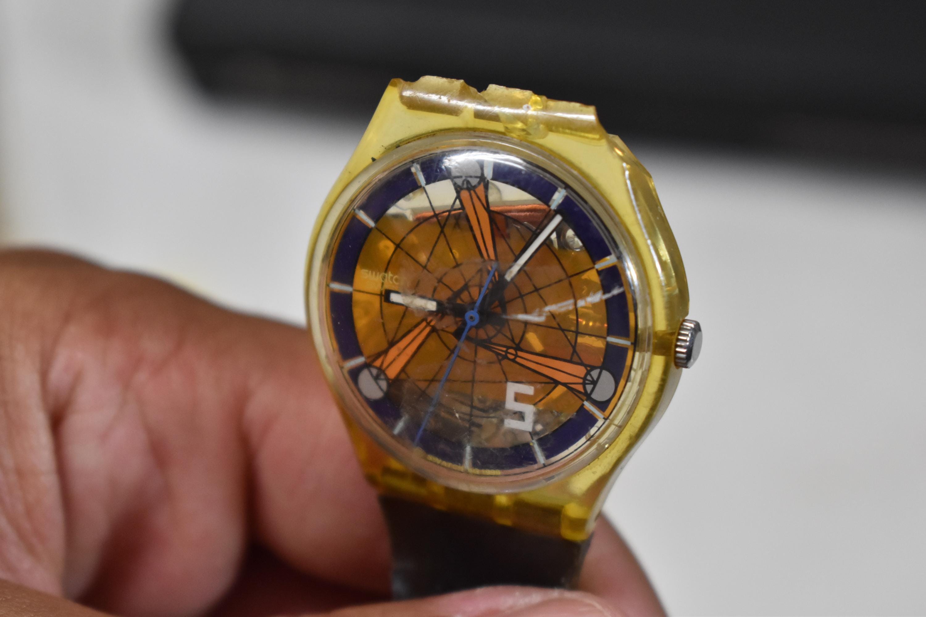 Swatch watch vintage 1996 - Etsy 日本