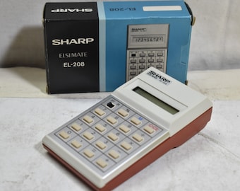 Vintage Sharp Elsi Mate EL-208 Calculator Made In Japan-Sharp Corporation