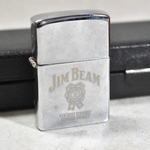 Vintage Collectible Advertising Tobacco Tobacciano Cigarette Lighter-Tobacco Lighter Jim Beam