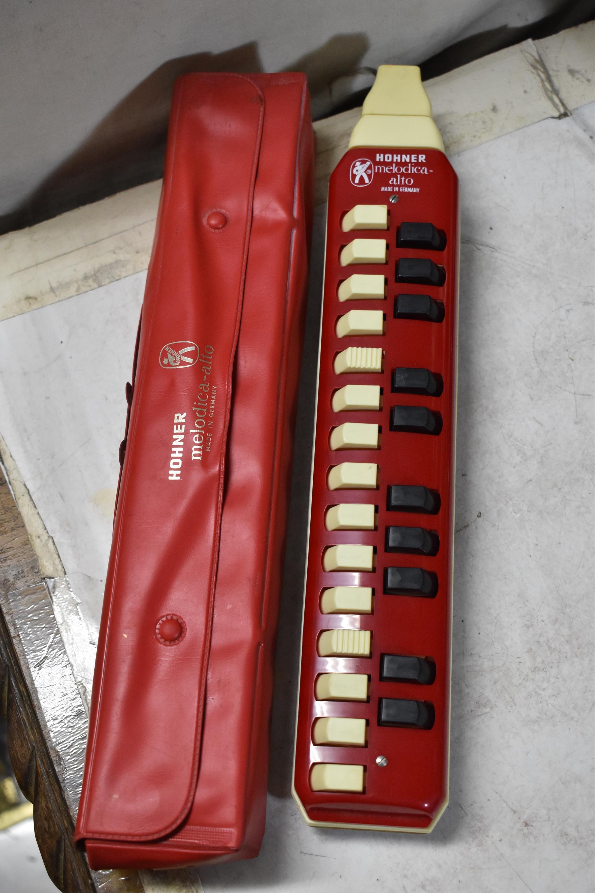 Vintage HOHNER Melodica Soprano Germany Green with case | eBay
