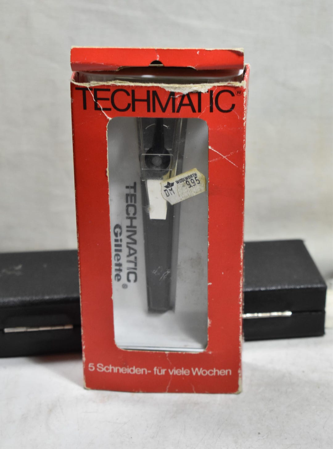 1960年代のヴィンテージ ジレット テックマティック カミソリ（ケース